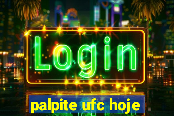 palpite ufc hoje